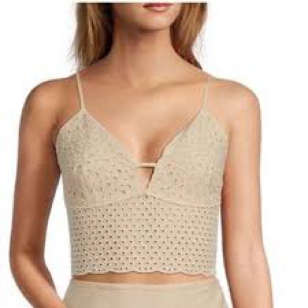 ANTONIO MELANI Jazmin - Eyelet crop top